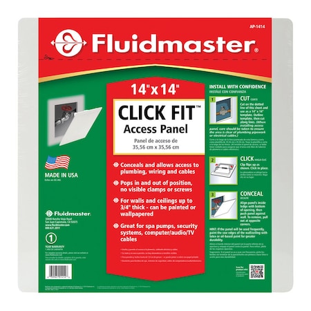 Fluidmaster Fluidmaster Click Fit Access Panel AP-1414